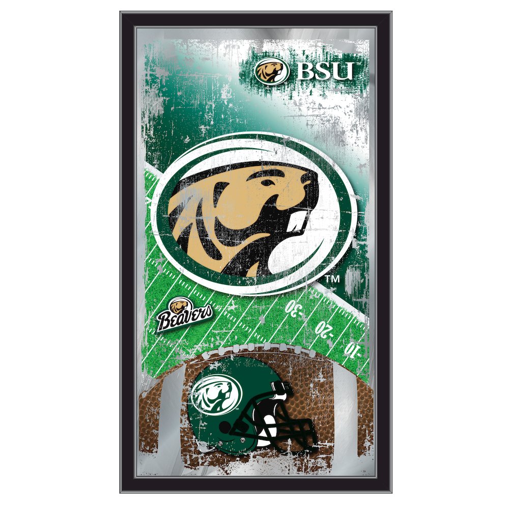 Bemidji State 15" x 26" Football Mirror. Picture 1