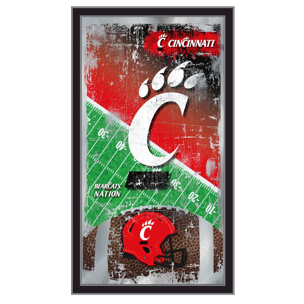Cincinnati 15" x 26" Football Mirror. Picture 1