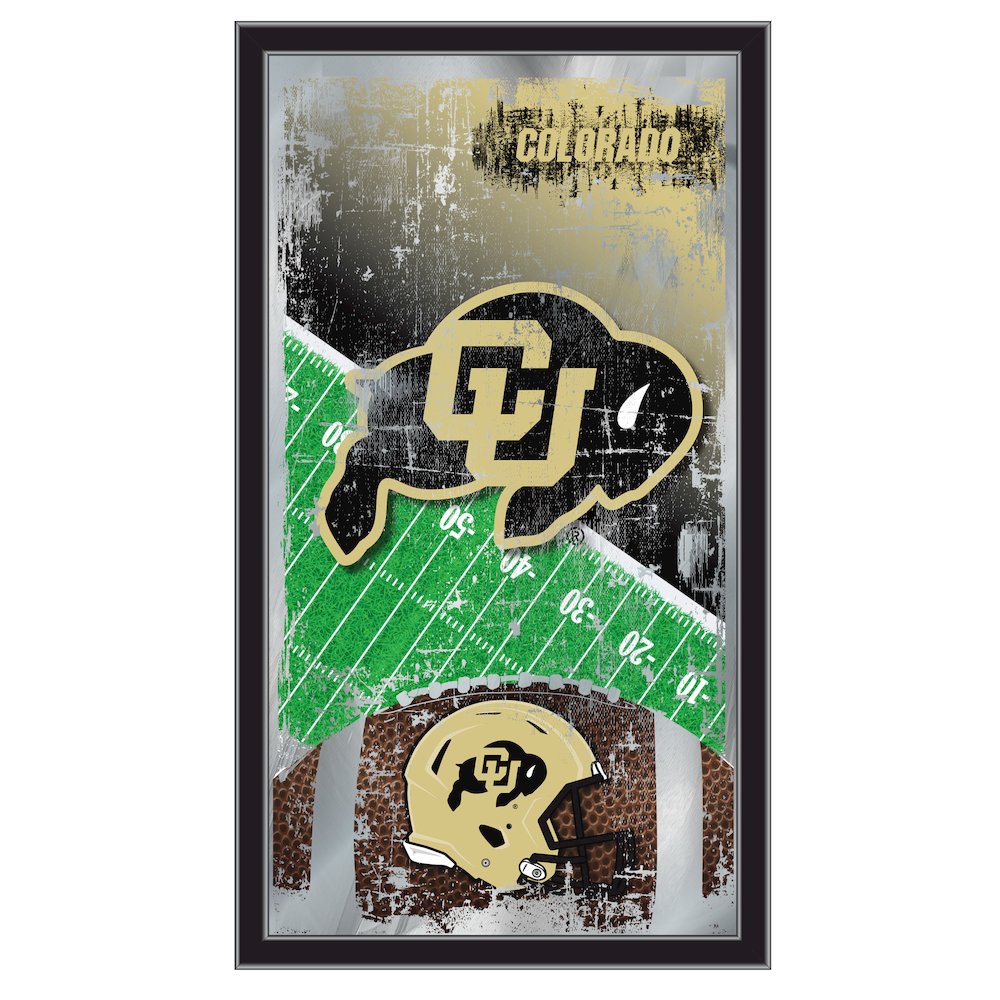 Colorado 15" x 26" Football Mirror. Picture 1
