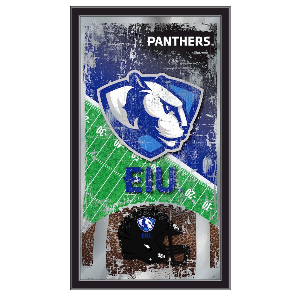 Eastern Illinois 15" x 26" Football Mirror. Picture 1