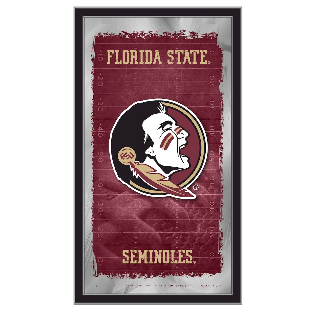 Florida State 15" x 26" Football Mirror. Picture 1
