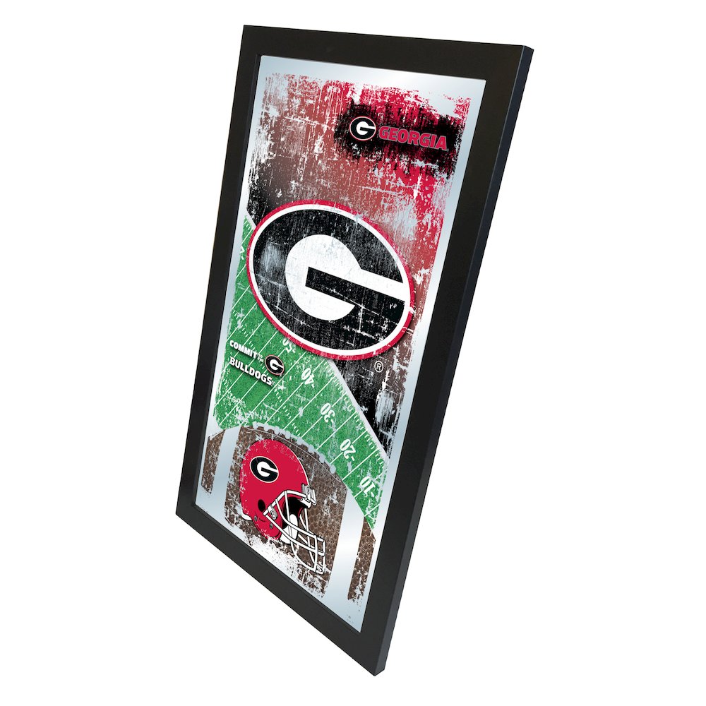 Georgia 15" x 26" Football Mirror. Picture 2