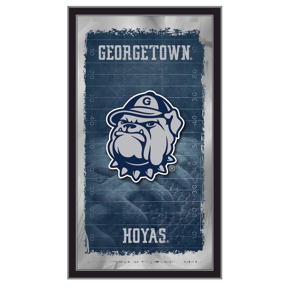Georgetown 15" x 26" Football Mirror. Picture 1