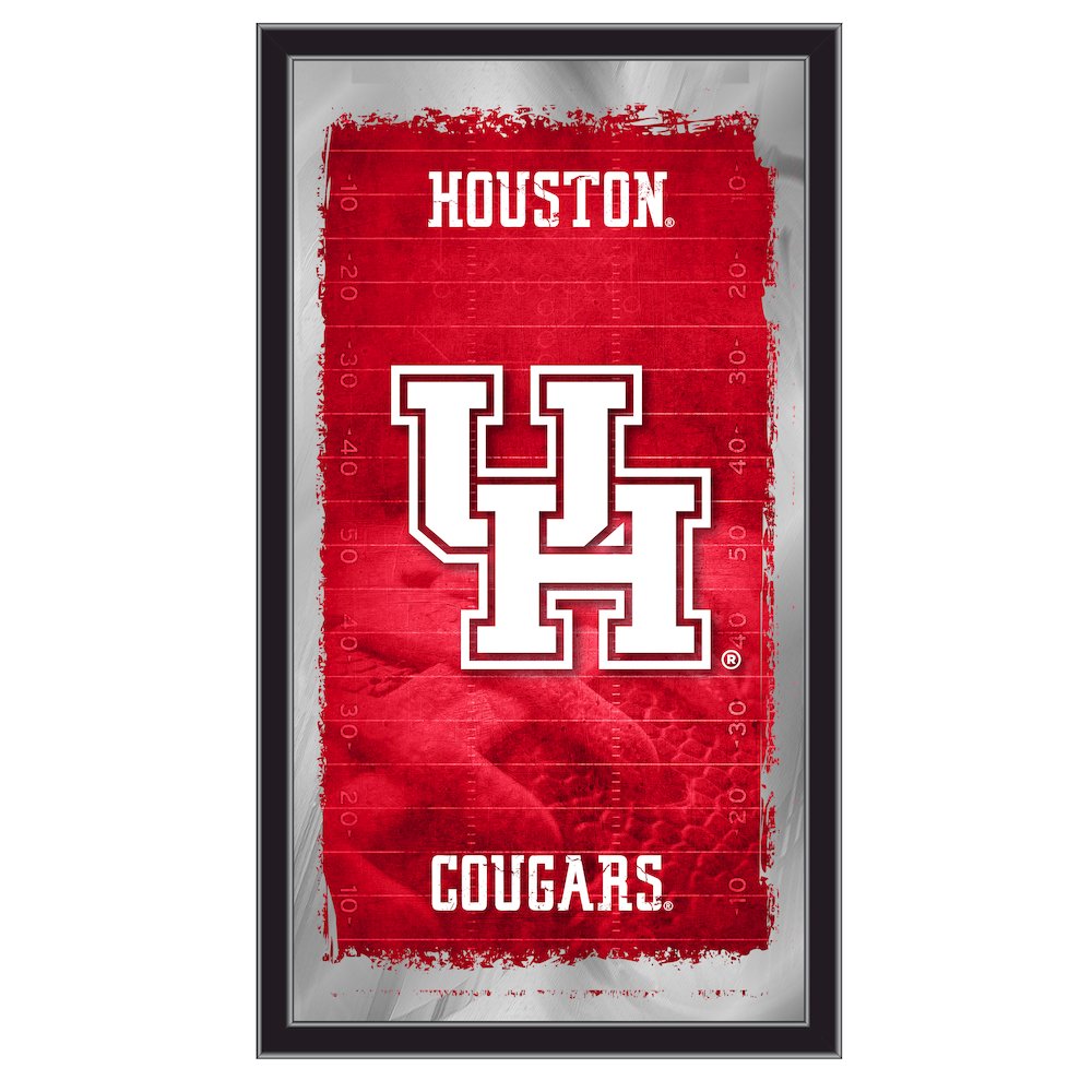 University of Houston 15" x 26" Football Mirror. Picture 1