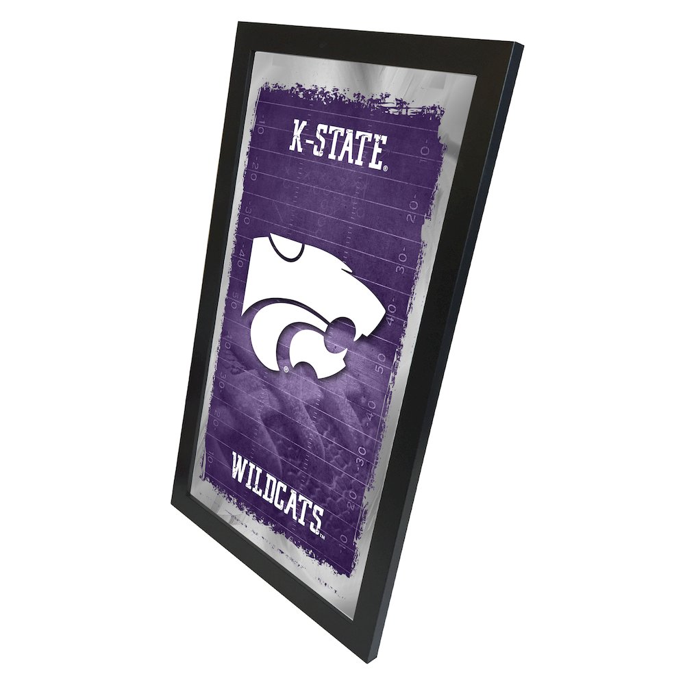 Kansas State 15" x 26" Football Mirror. Picture 2