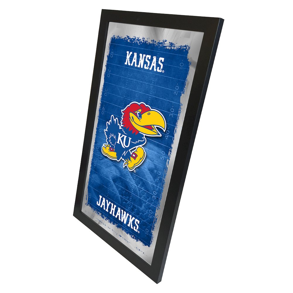 Kansas 15" x 26" Football Mirror. Picture 2