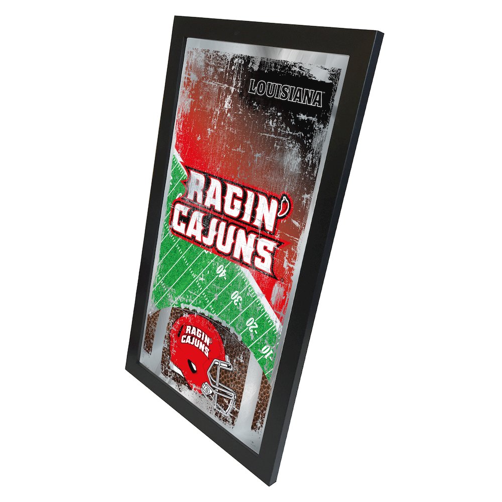 Louisiana-Lafayette 15" x 26" Football Mirror. Picture 2