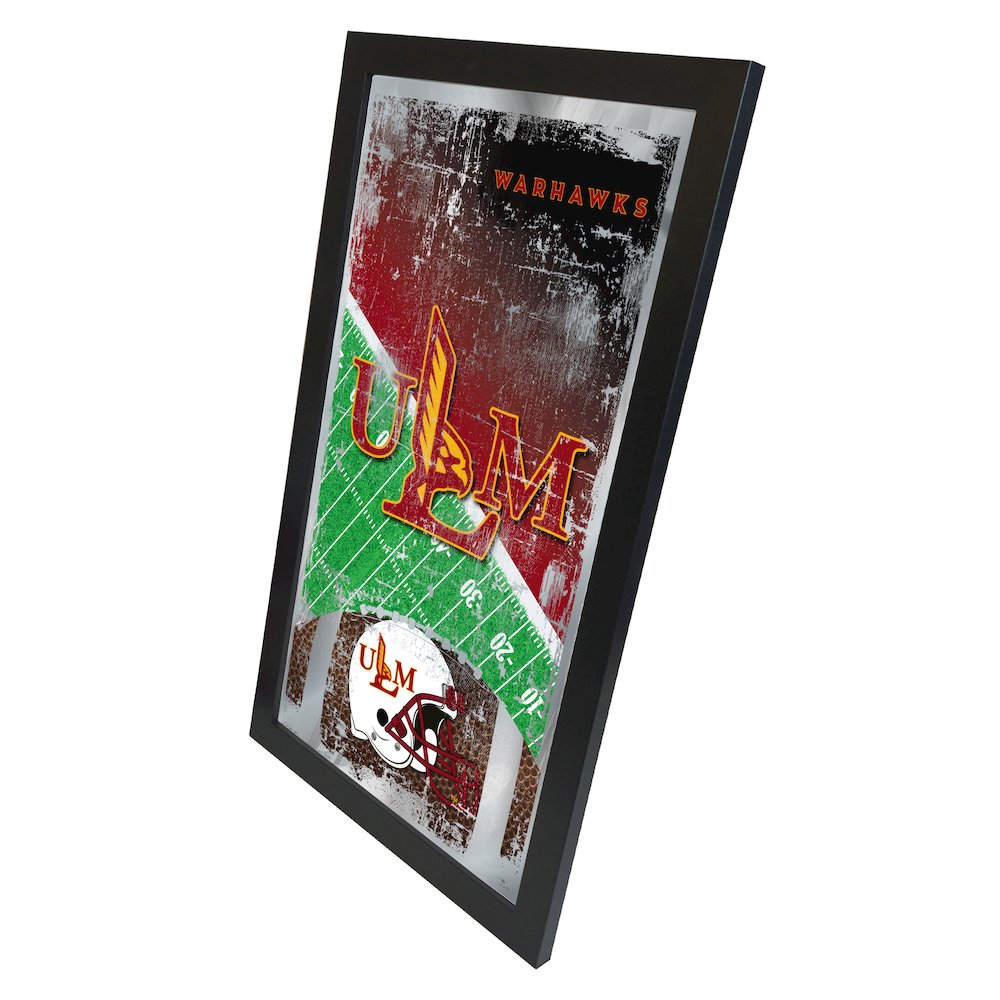 Louisiana-Monroe 15" x 26" Football Mirror. Picture 2