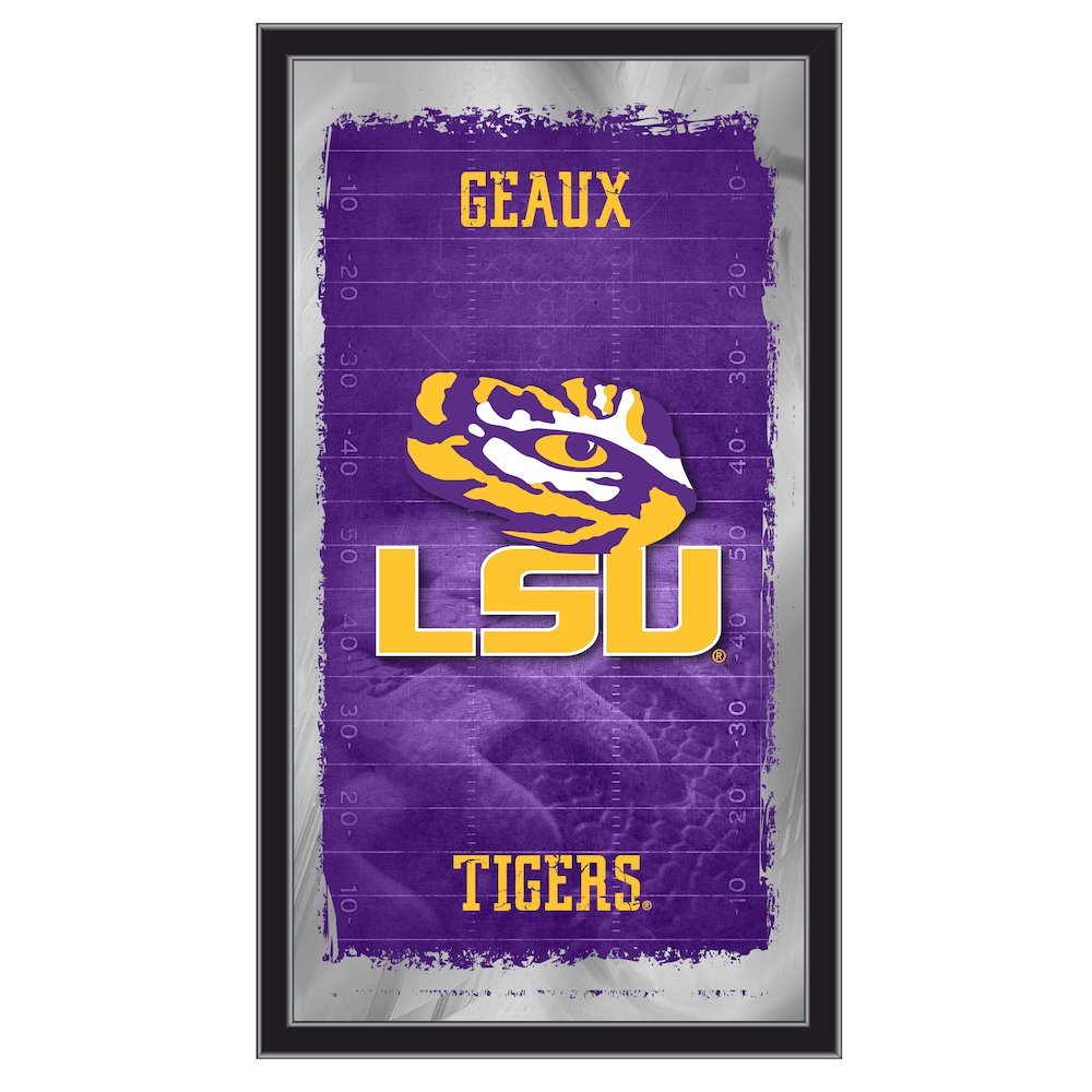Louisiana State 15" x 26" Football Mirror. Picture 1
