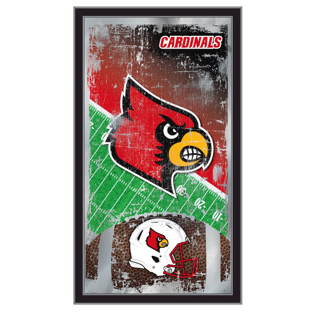 Louisville 15" x 26" Football Mirror. Picture 1