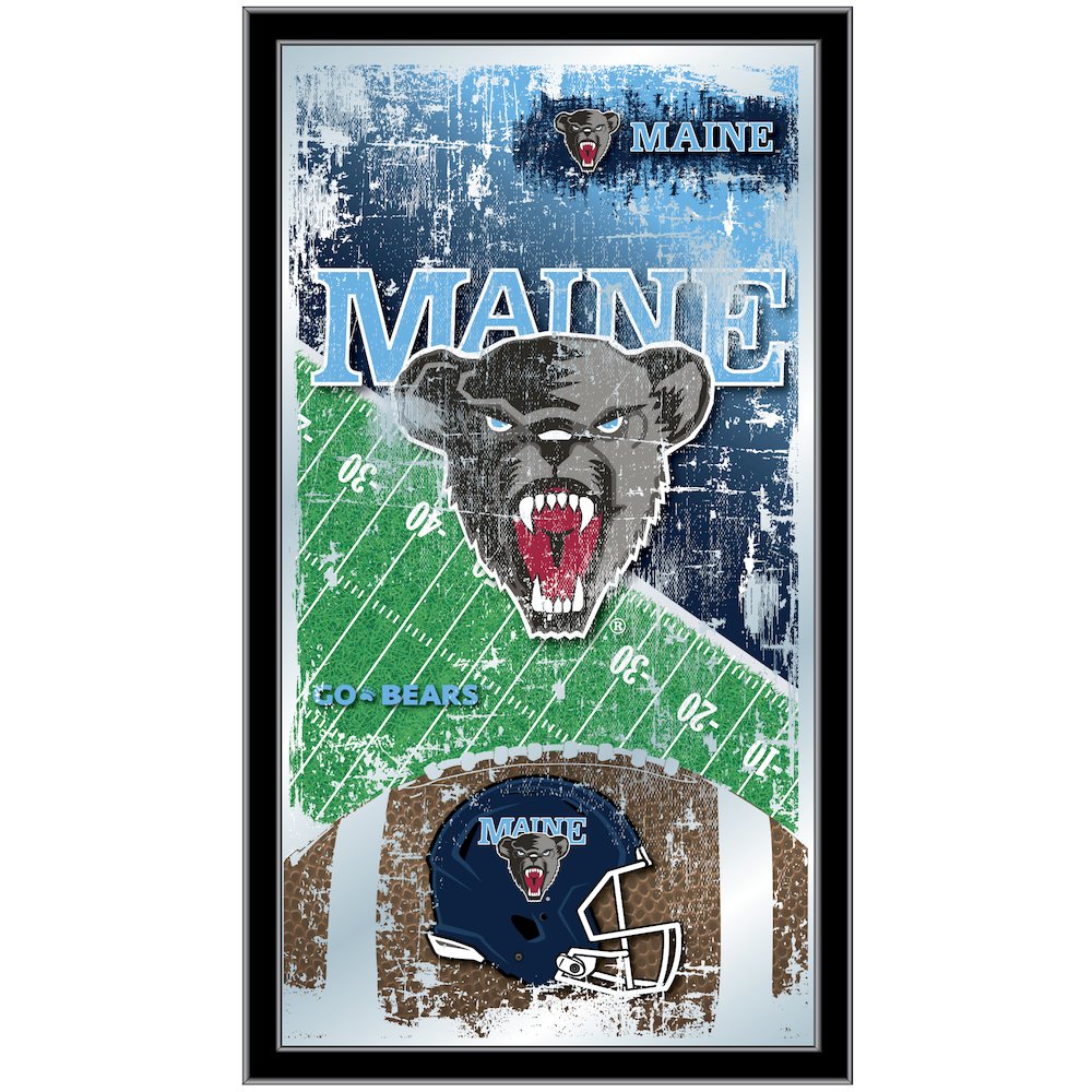 Maine 15" x 26" Football Mirror. Picture 1