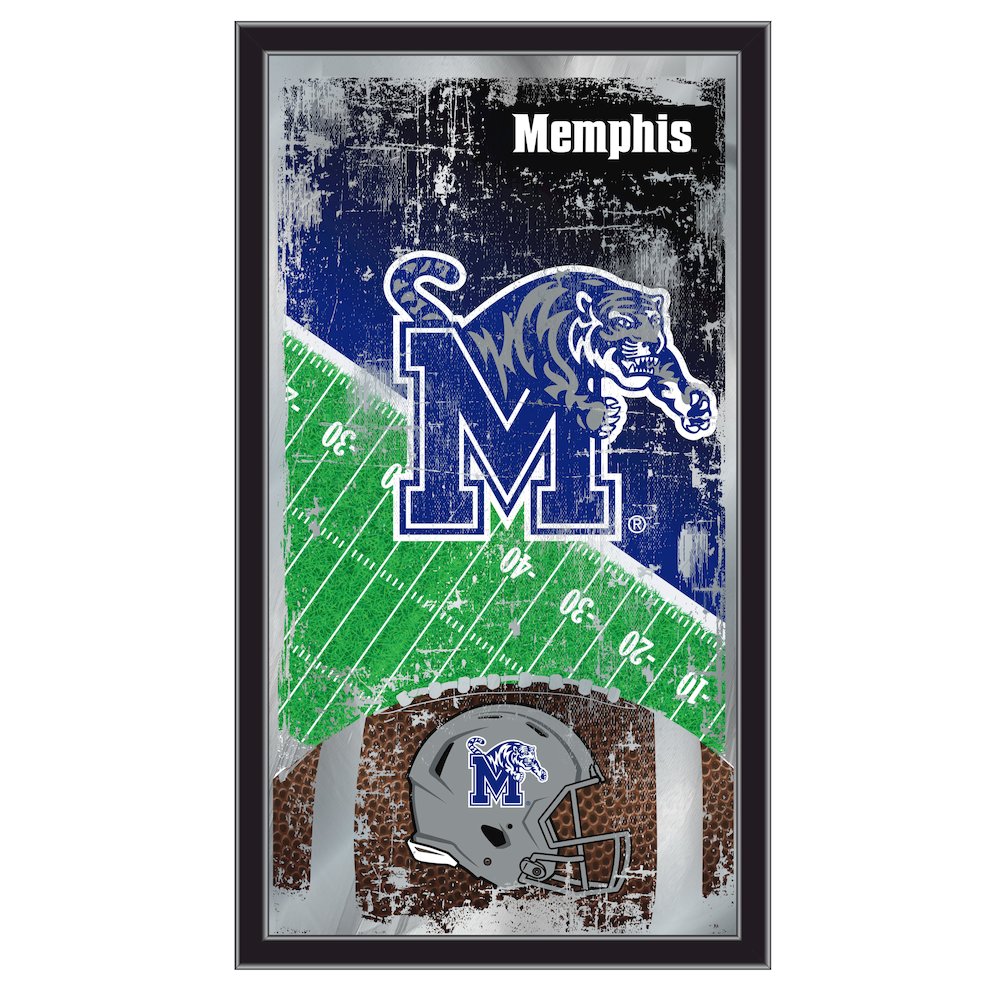 Memphis 15" x 26" Football Mirror. Picture 1