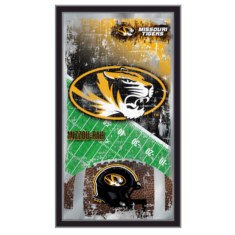 Missouri 15" x 26" Football Mirror. Picture 1