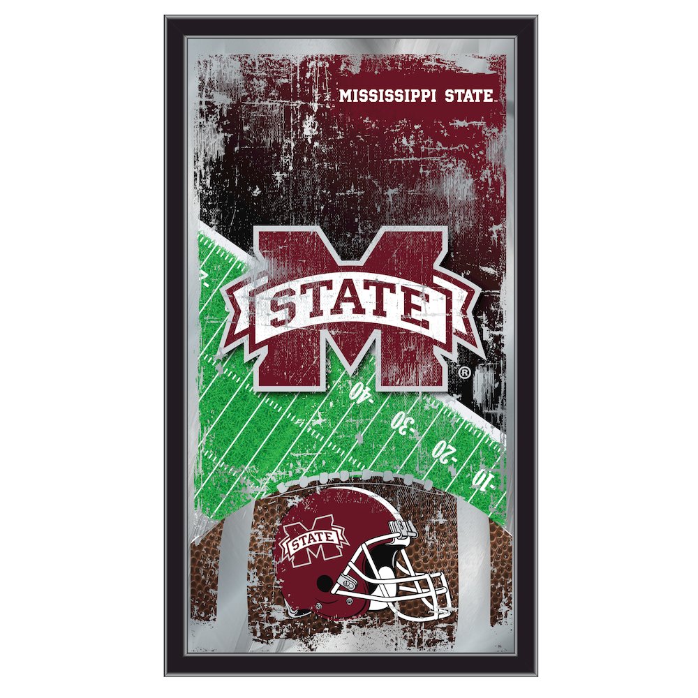 Mississippi State 15" x 26" Football Mirror. Picture 1