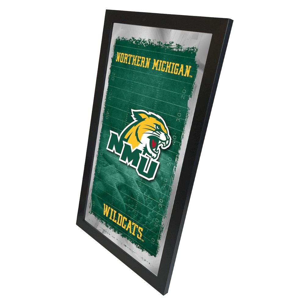 Northern Michigan 15" x 26" Football Mirror. Picture 2