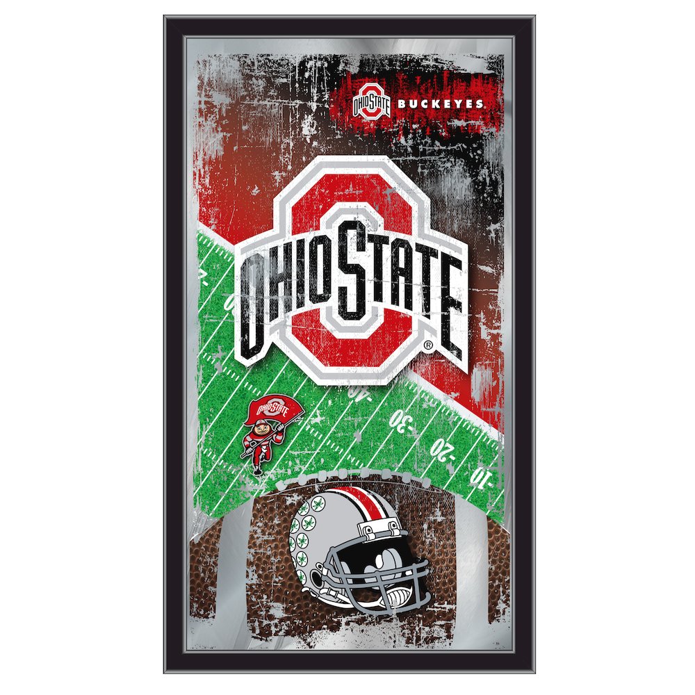 Ohio State 15" x 26" Football Mirror. Picture 1