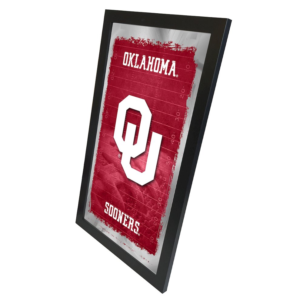 Oklahoma 15" x 26" Football Mirror. Picture 2