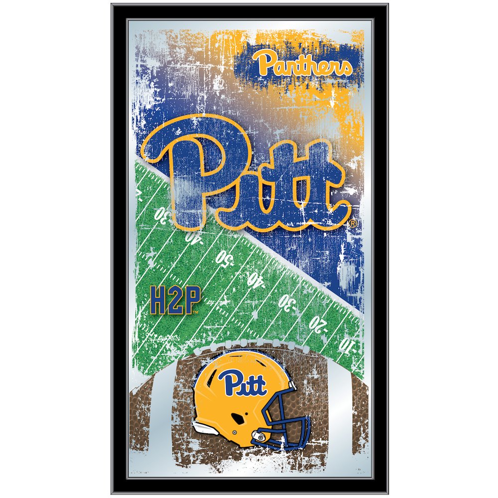 Pitt 15" x 26" Football Mirror. Picture 1