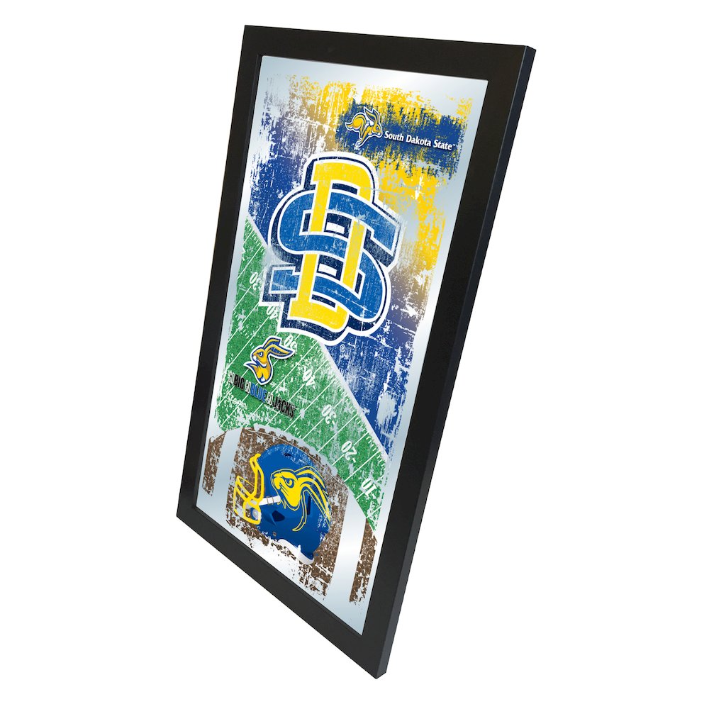 South Dakota State University 15" x 26" Football Mirror. Picture 2