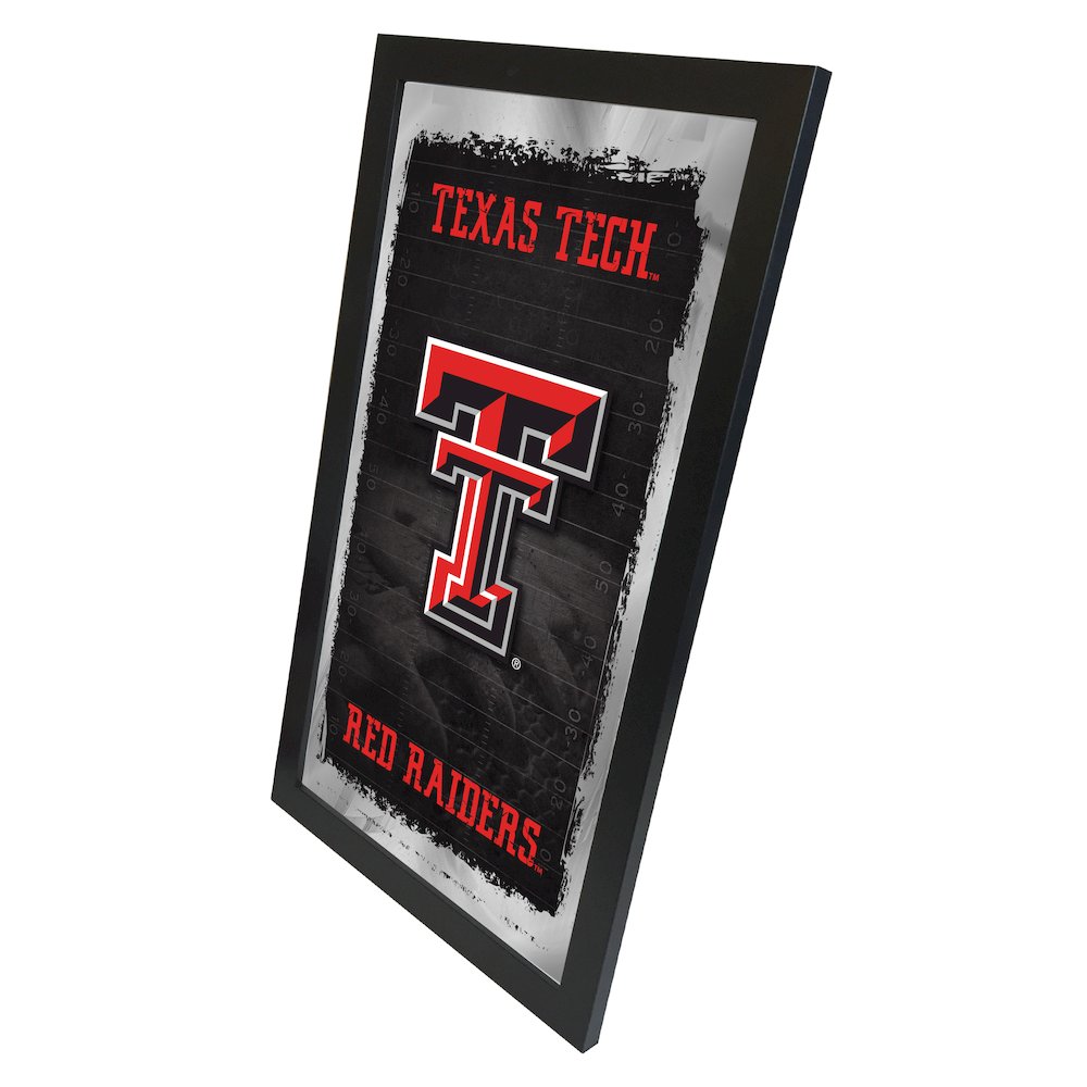 Texas Tech 15" x 26" Football Mirror. Picture 2