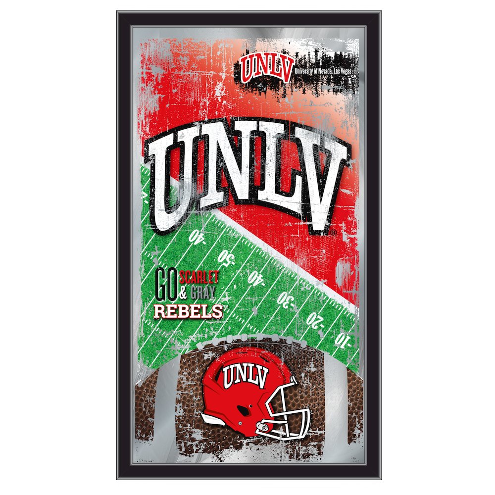 UNLV 15" x 26" Football Mirror. Picture 1