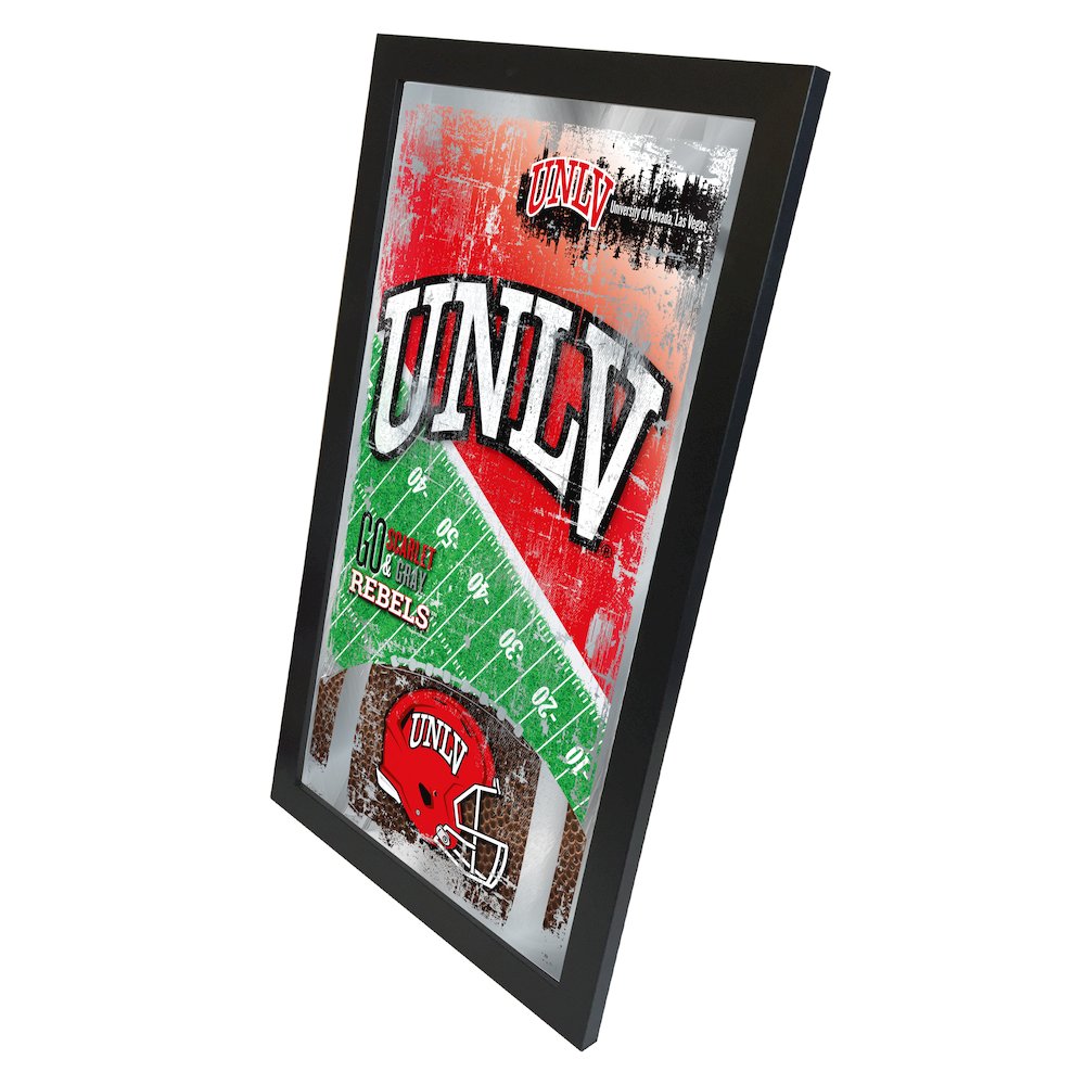 UNLV 15" x 26" Football Mirror. Picture 2