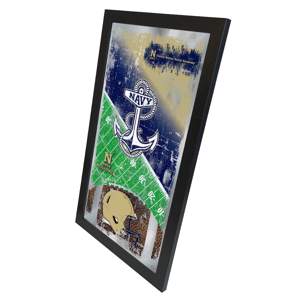 US Naval Academy (NAVY) 15" x 26" Football Mirror. Picture 2