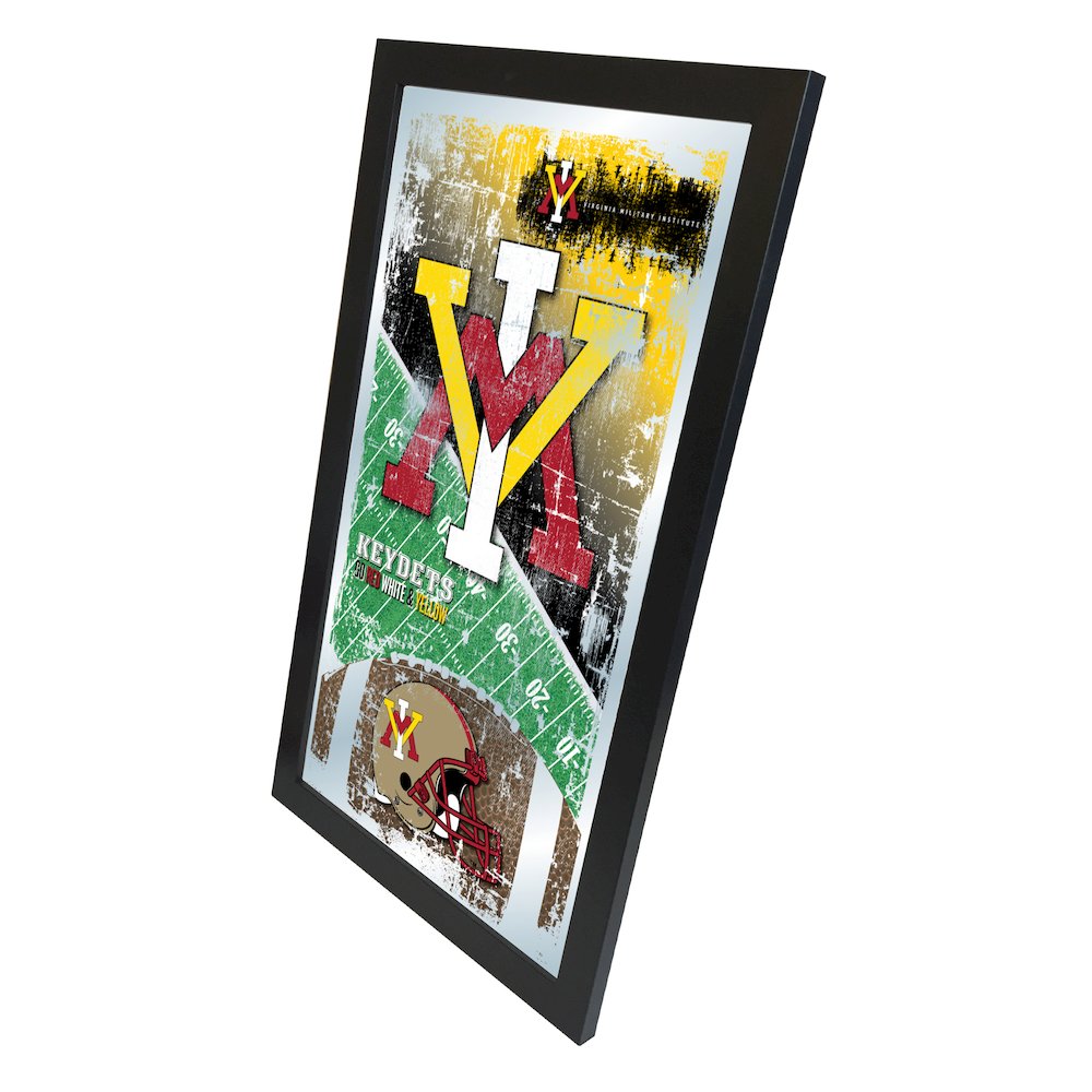 Virginia Military Institute 15" x 26" Football Mirror. Picture 2