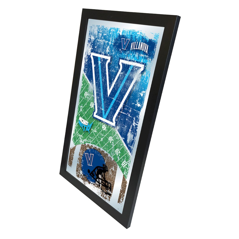 Villanova 15" x 26" Football Mirror. Picture 2