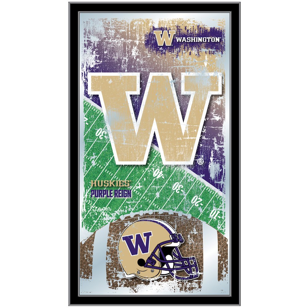 Washington 15" x 26" Football Mirror. Picture 1