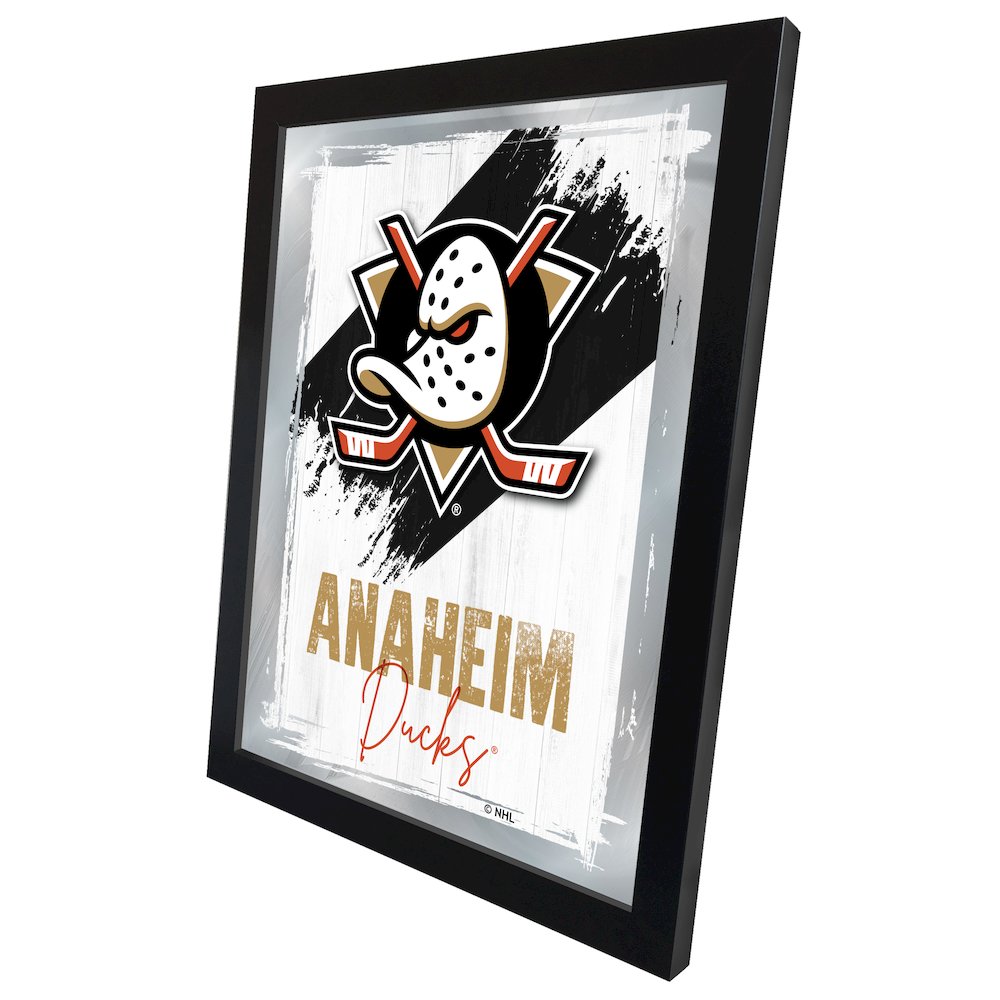 Anaheim Ducks 17"x22" Logo Wall Mirror. Picture 2