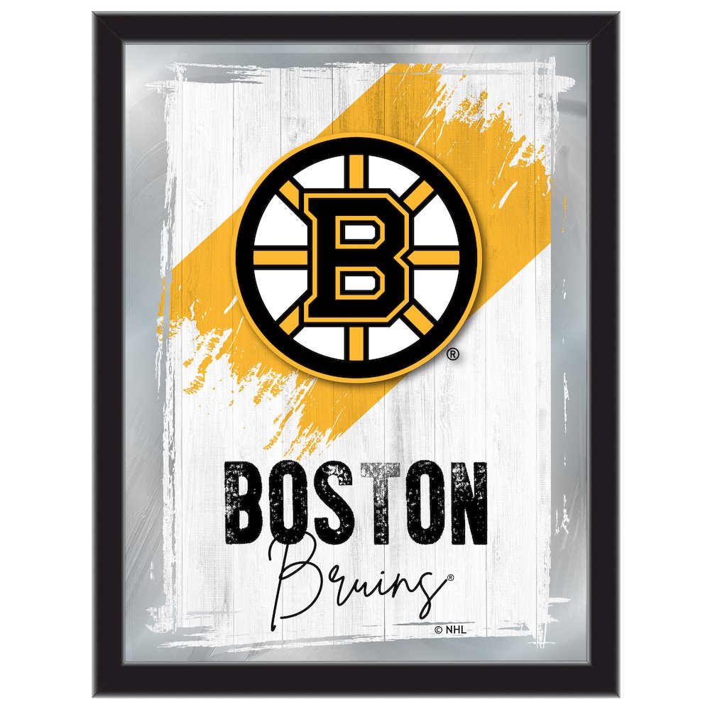 Boston Bruins 17"x22" Logo Wall Mirror. Picture 1