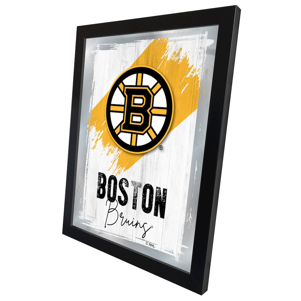 Boston Bruins 17"x22" Logo Wall Mirror. Picture 2