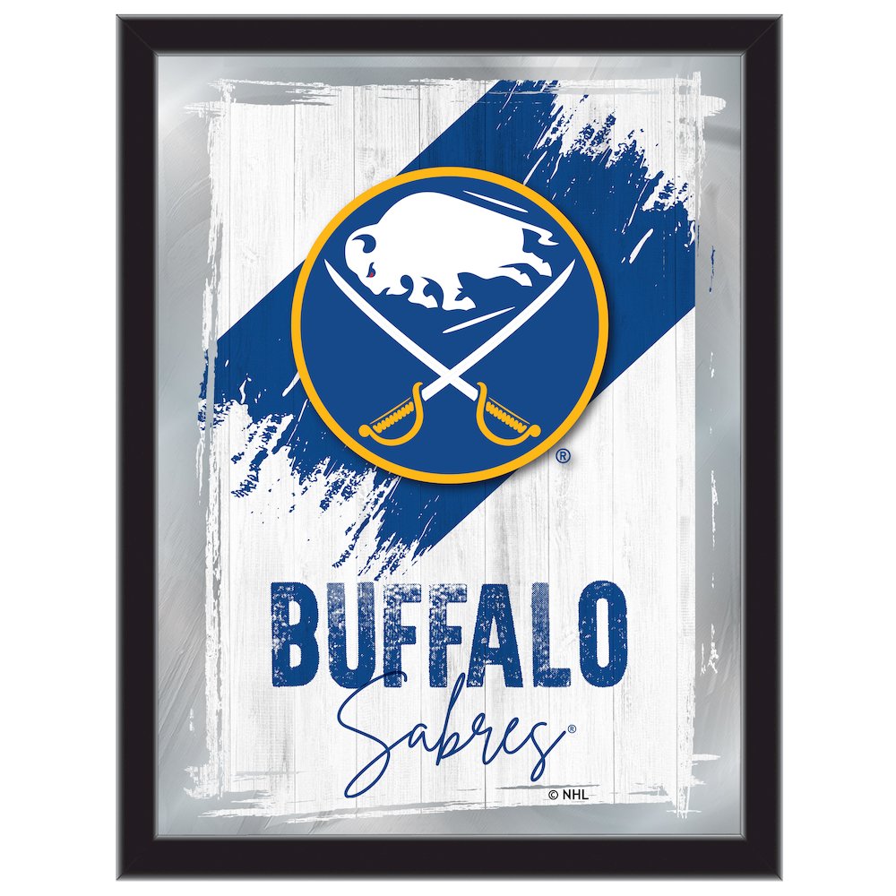 Buffalo Sabres 17"x22" Logo Wall Mirror. Picture 1