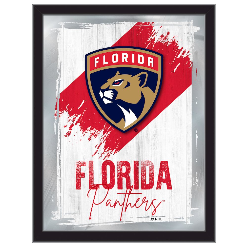 Florida Panthers 17"x22" Logo Wall Mirror. Picture 1