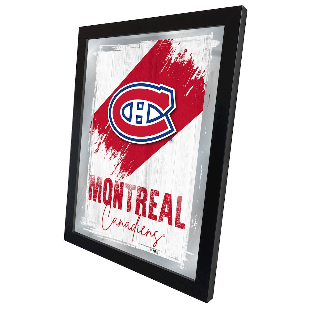 Montreal Canadiens 17"x22" Logo Wall Mirror. Picture 2