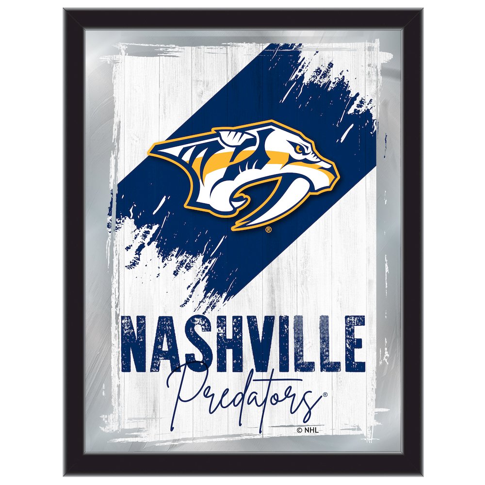 Nashville Predators 17"x22" Logo Wall Mirror. Picture 1