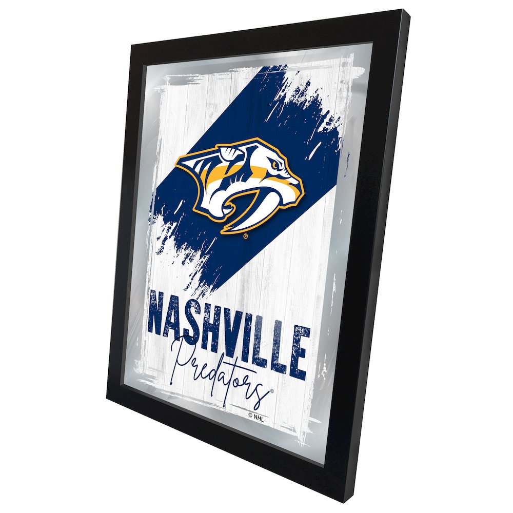 Nashville Predators 17"x22" Logo Wall Mirror. Picture 2