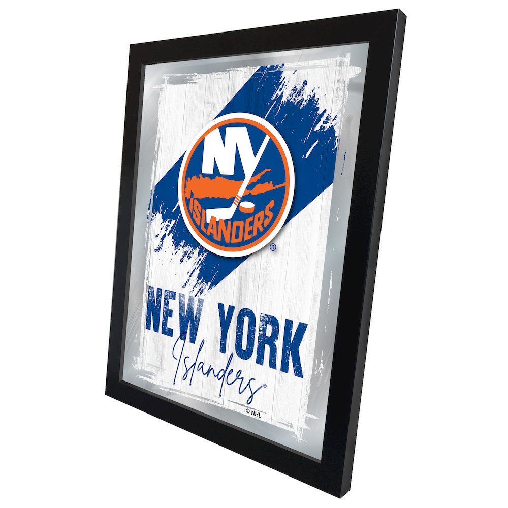 New York Islanders 17"x22" Logo Wall Mirror. Picture 2