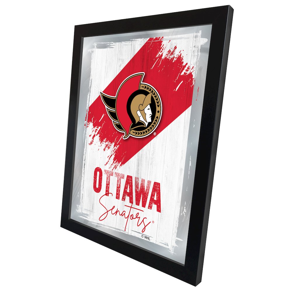 Ottawa Senators 17"x22" Logo Wall Mirror. Picture 2