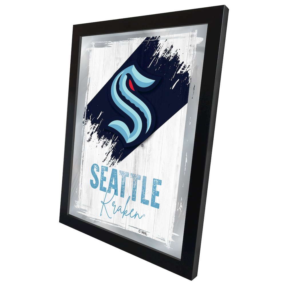 Seattle Kraken 17"x22" Logo Wall Mirror. Picture 2