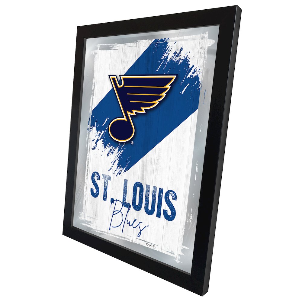 St Louis Blues 17"x22" Logo Wall Mirror. Picture 2