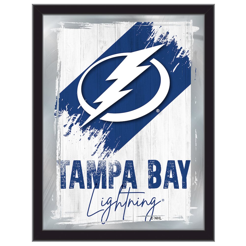 Tampa Bay Lightning 17"x22" Logo Wall Mirror. Picture 1