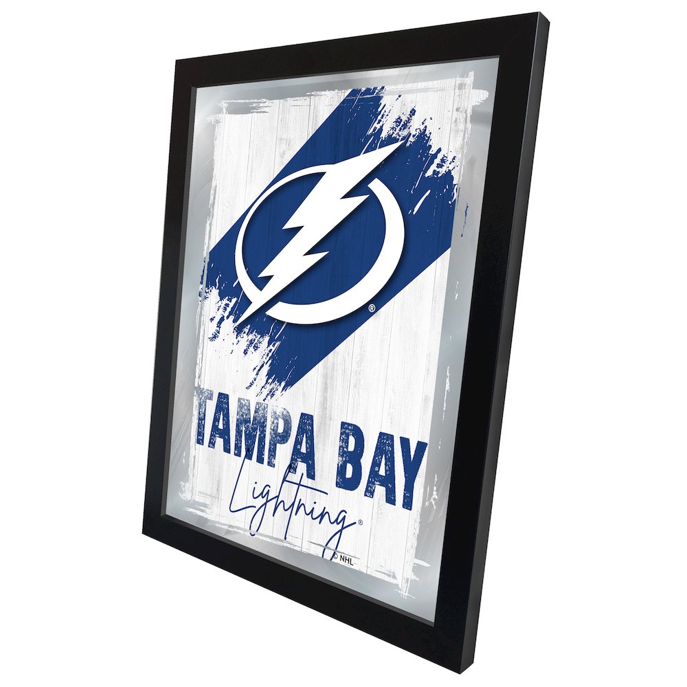 Tampa Bay Lightning 17"x22" Logo Wall Mirror. Picture 2