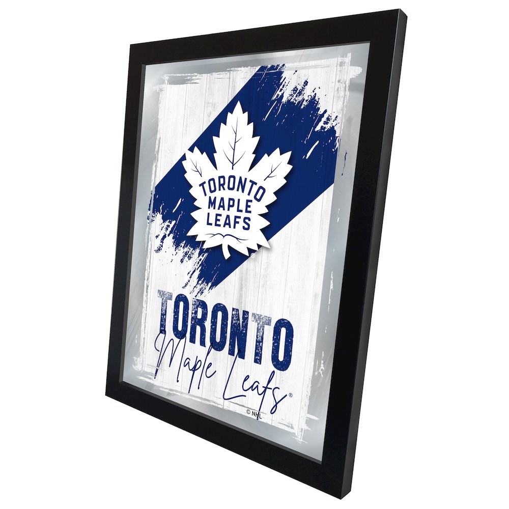 Toronto Maple Leafs 17"x22" Logo Wall Mirror. Picture 2