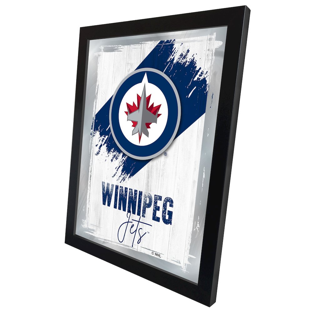 Winnipeg Jets 17"x22" Logo Wall Mirror. Picture 2