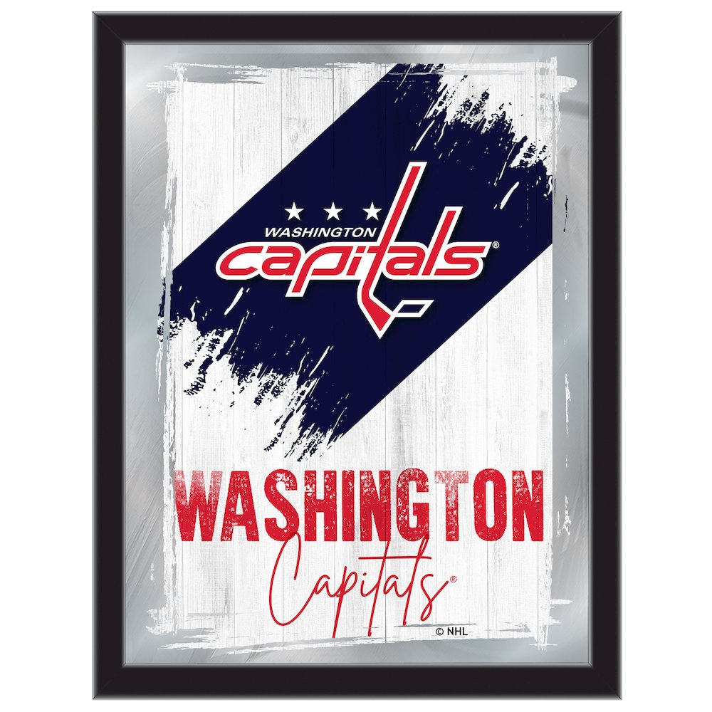 Washington Capitals 17"x22" Logo Wall Mirror. Picture 1