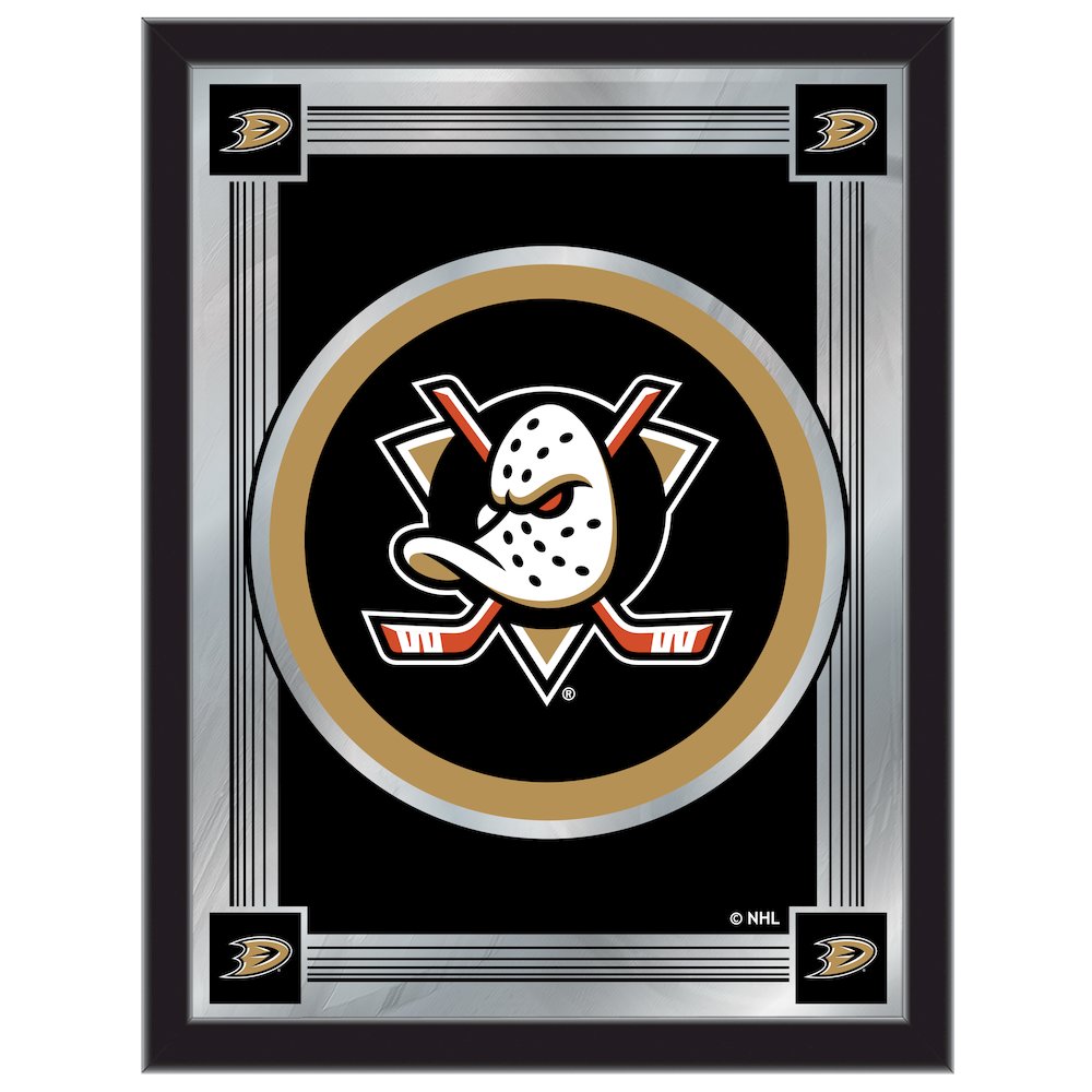 Anaheim Ducks 17" x 22" Logo Mirror. Picture 1