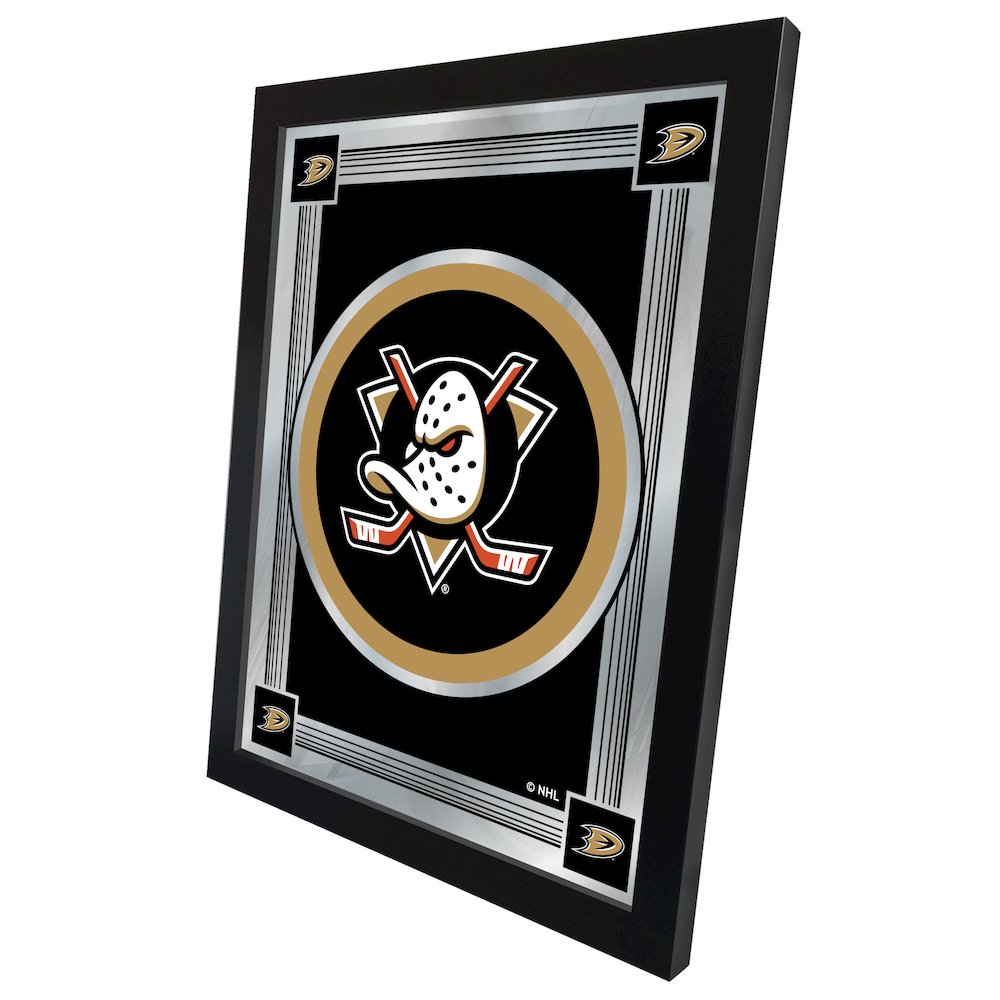 Anaheim Ducks 17" x 22" Logo Mirror. Picture 2