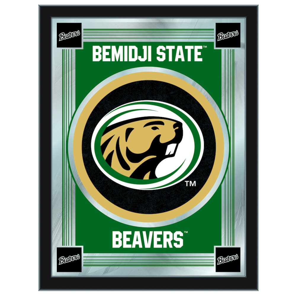Bmidji State 17" x 22" Logo Mirror. Picture 1